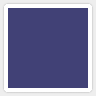 Aegean Sea Blue Solid Color Sticker